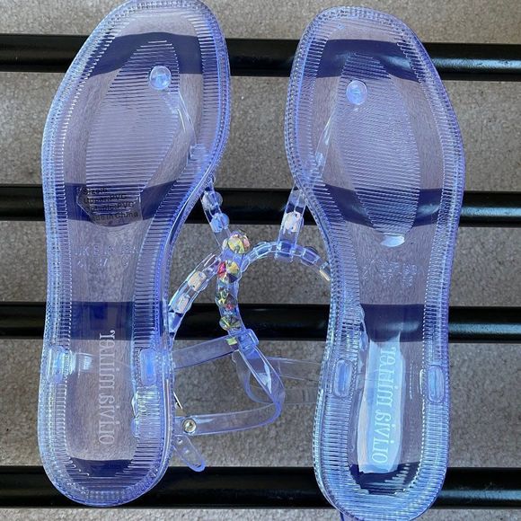 OLIVIA MILLER Women Fanore Gemstone Sandals - NEW NWOB - Picture 8 of 8